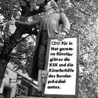 CDU: Für in Not geratene Künstler gibt es die KSK und die Künstlerhilfe des Bundespräsidialamtes.